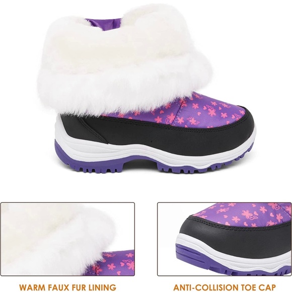 Size 13 Girls Winter Snow Boots- New! - Picture 6 of 6